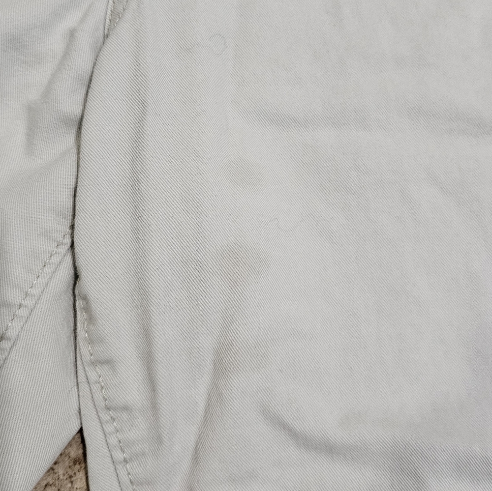 American Eagle Men’s 32 Khaki Longboard Shorts Cotton Relaxed Fit Casual - Picture 5 of 7
